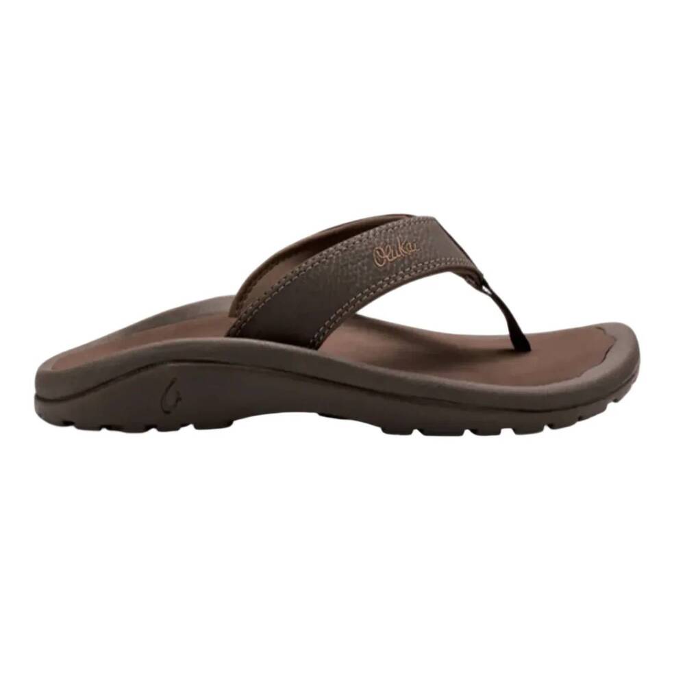 NEW OLUKAI men's ohana sandals in dk java/ray